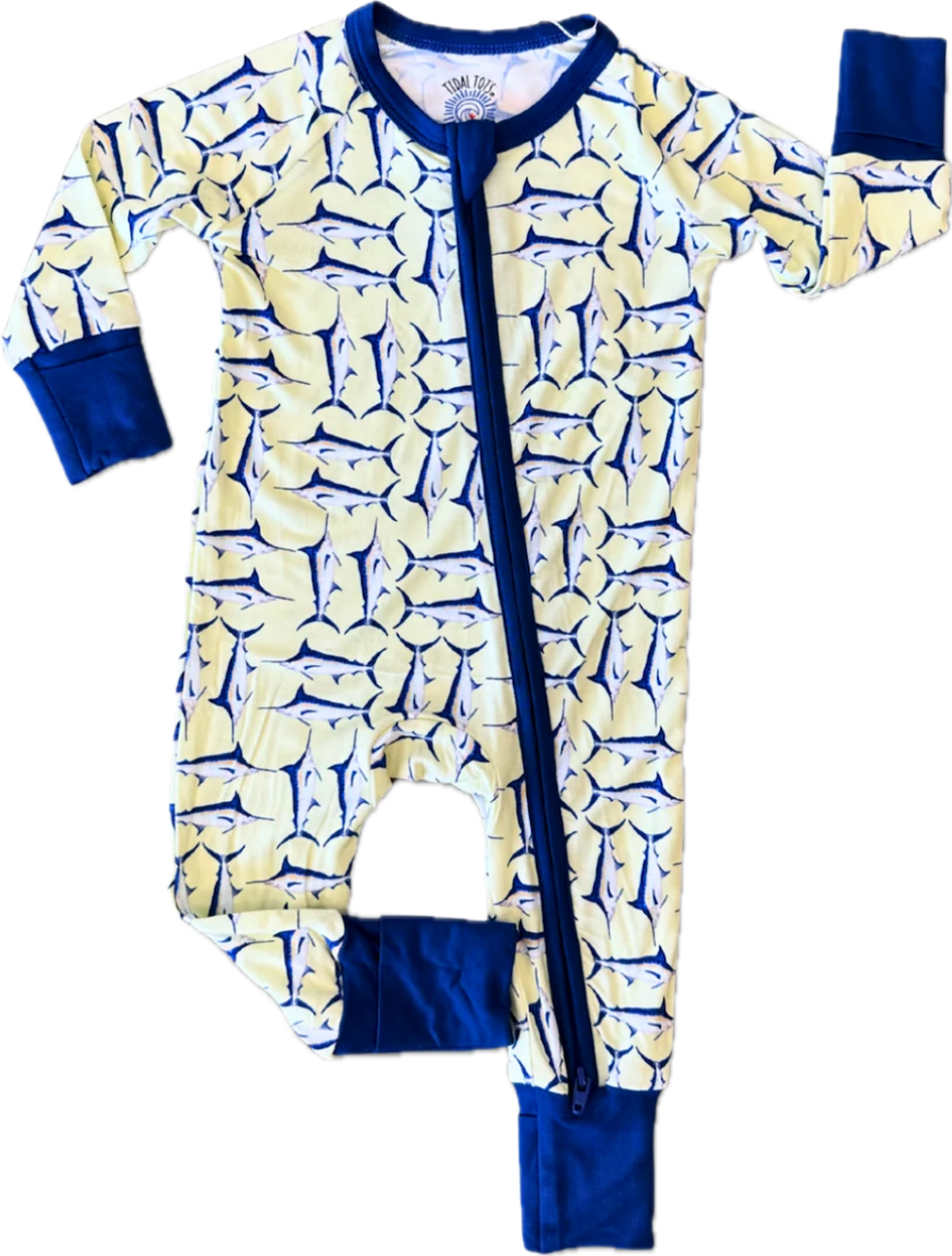 Marlin Mambo Yellow Zippy Pajama