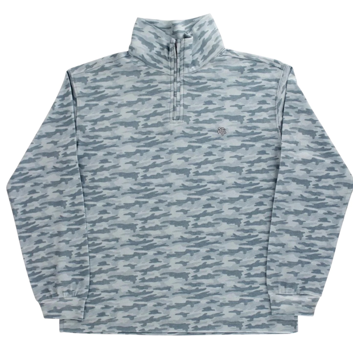Performance Half Zip - Gray Camo