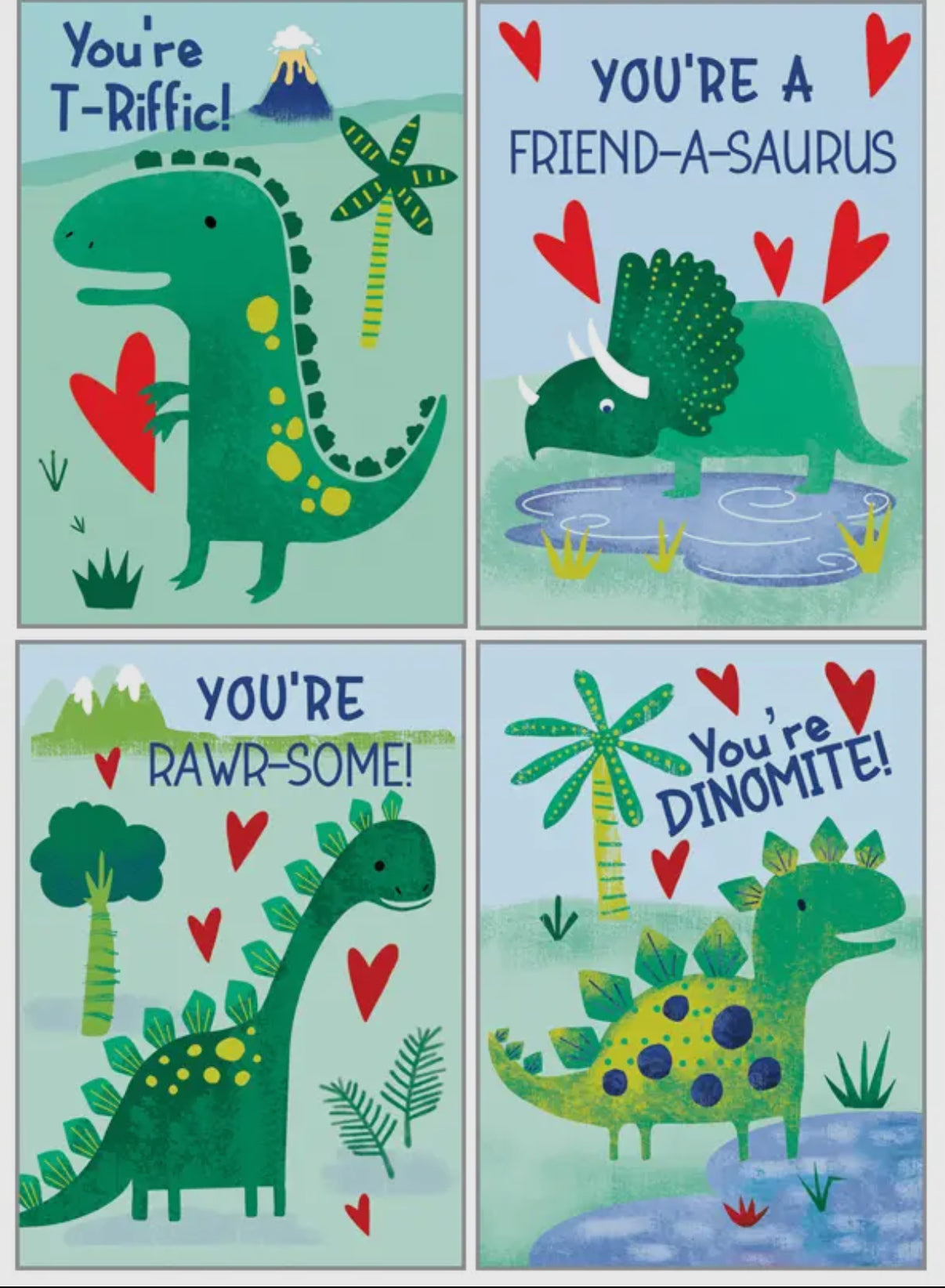 Kids Valentine Pack - Dinos