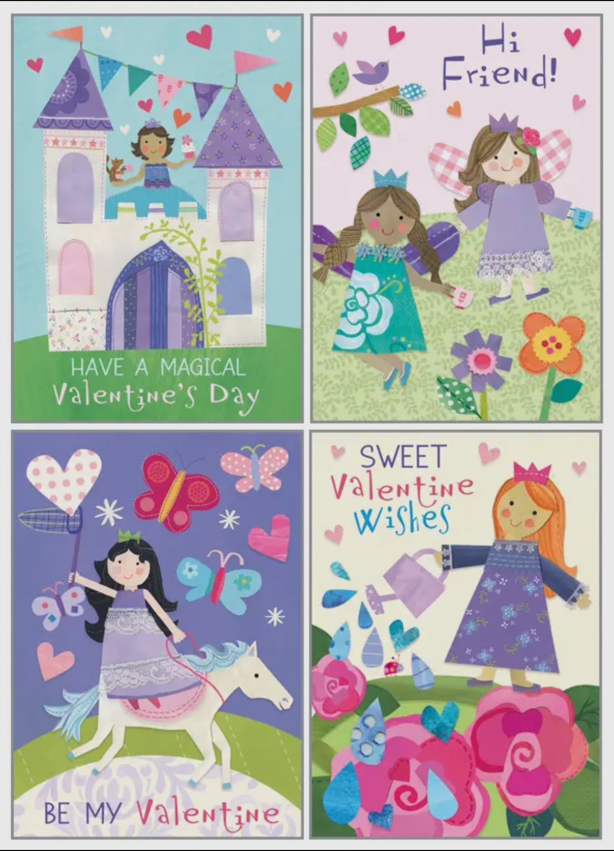 Kids Valentines Pack - Princess