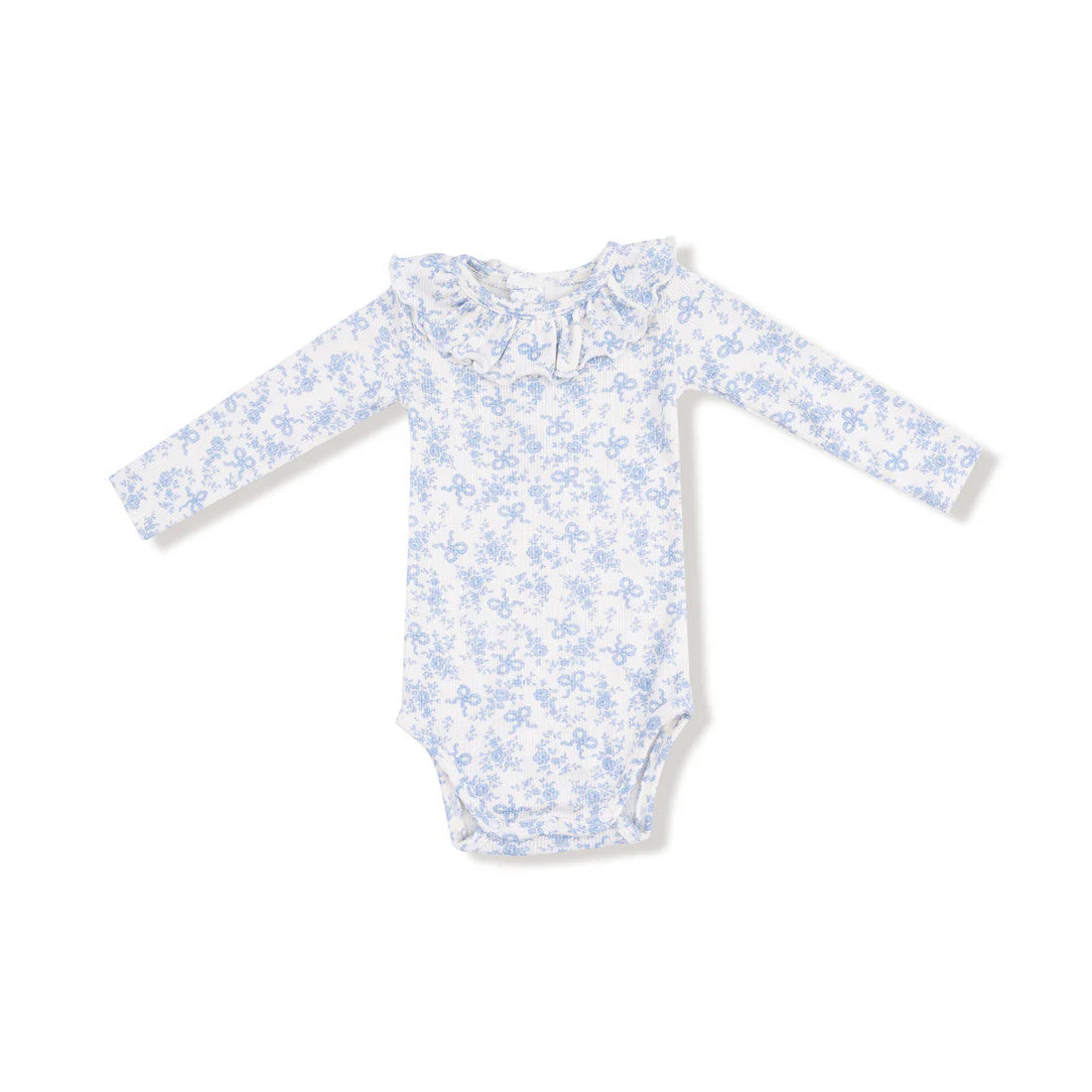 Romi Floral Bubble with Ruffle Collar