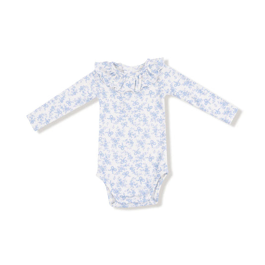 Romi Floral Bubble with Ruffle Collar