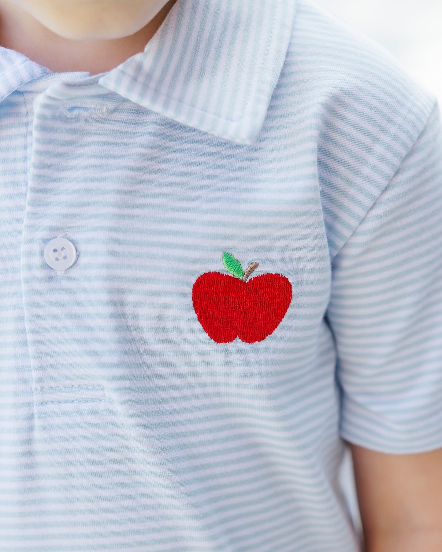Apple Embroidery Polo