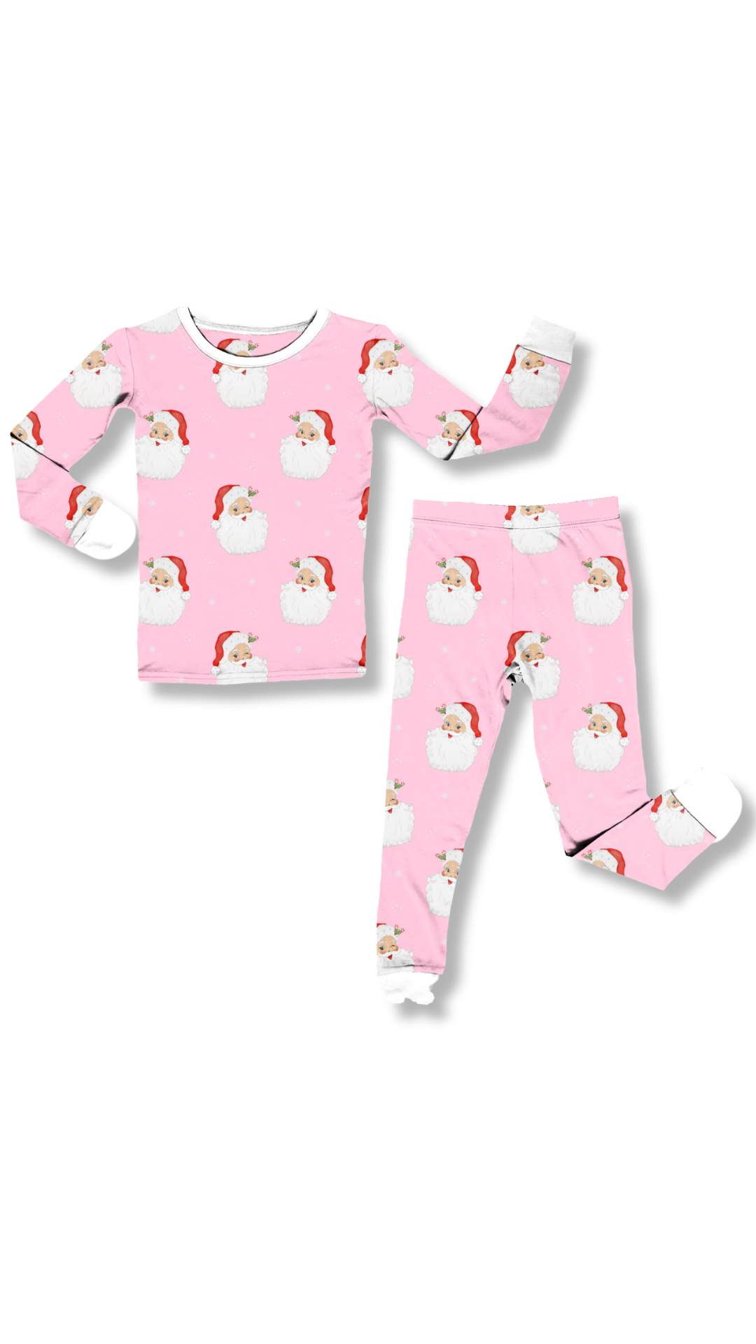 **PRE-ORDER** Classic Claus Pink Two Piece Pajama
