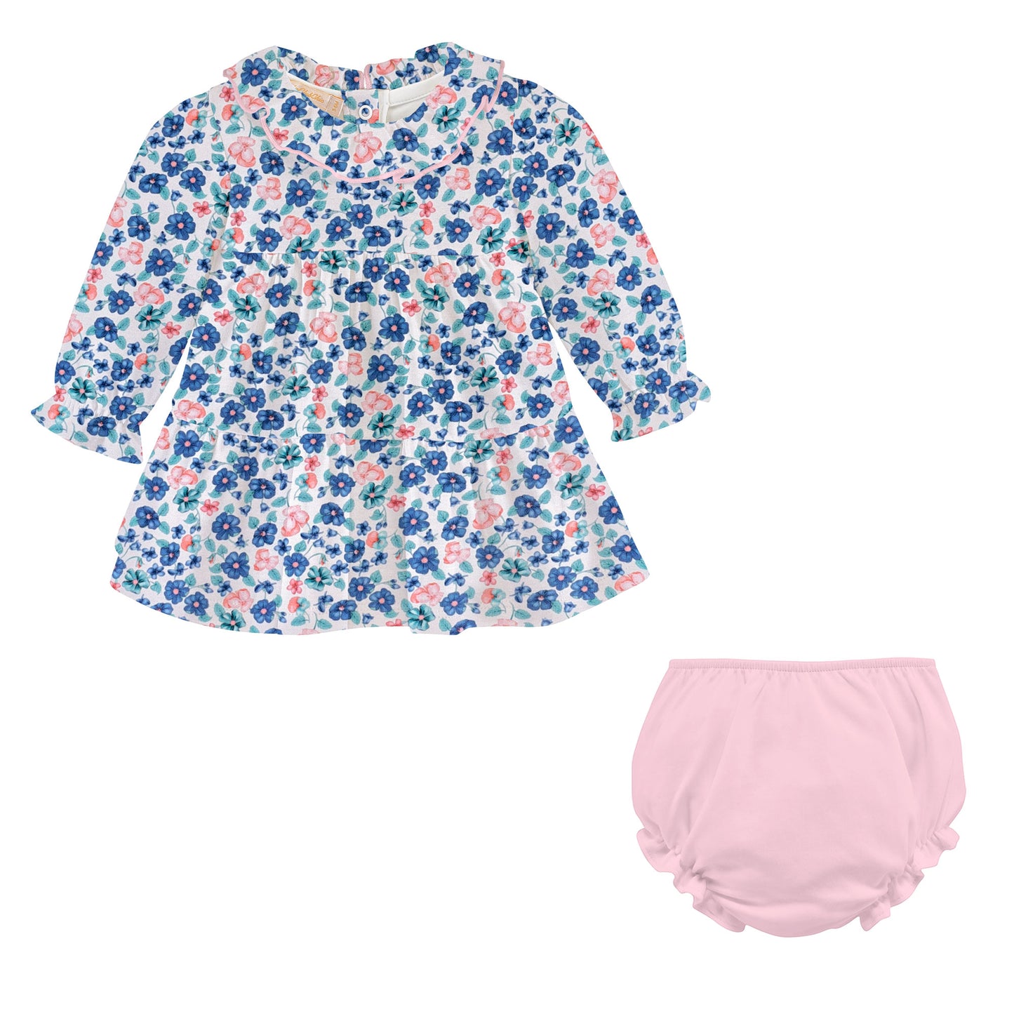 Ditsy Floral Printed Tiered Dress