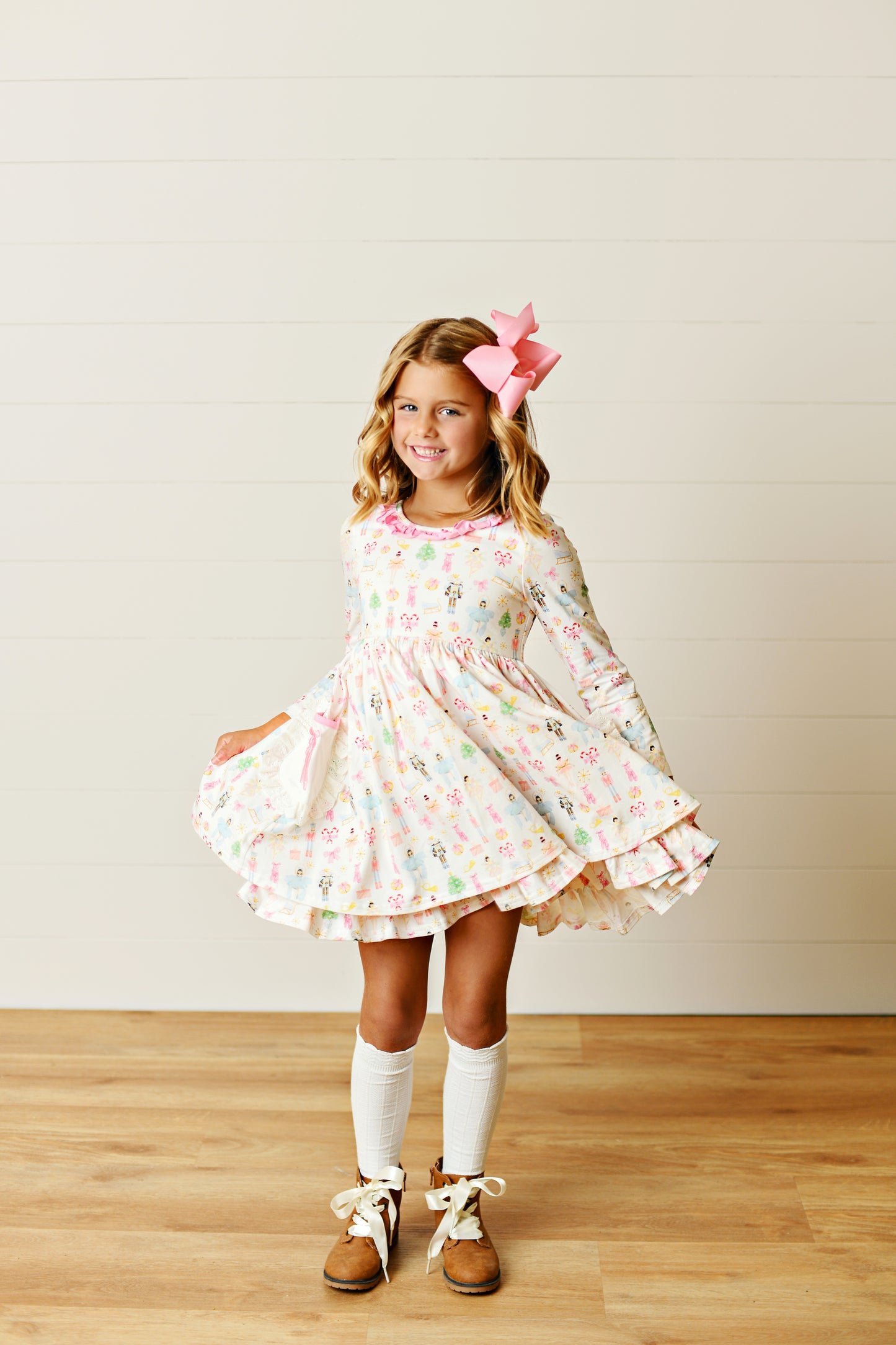 Nutracker Ballet Embroidery Dress