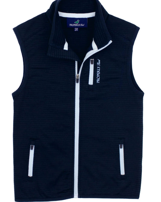 Boys Fairhope Vest Navy