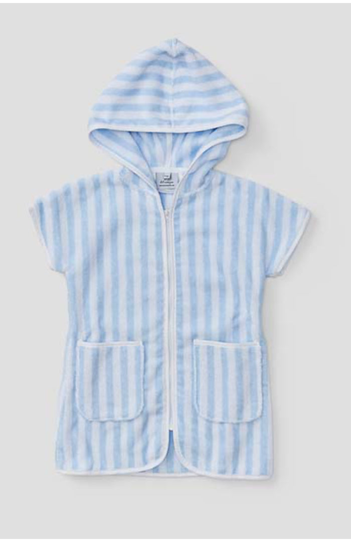 Kids’ Cover Up - Light Blue Stripe