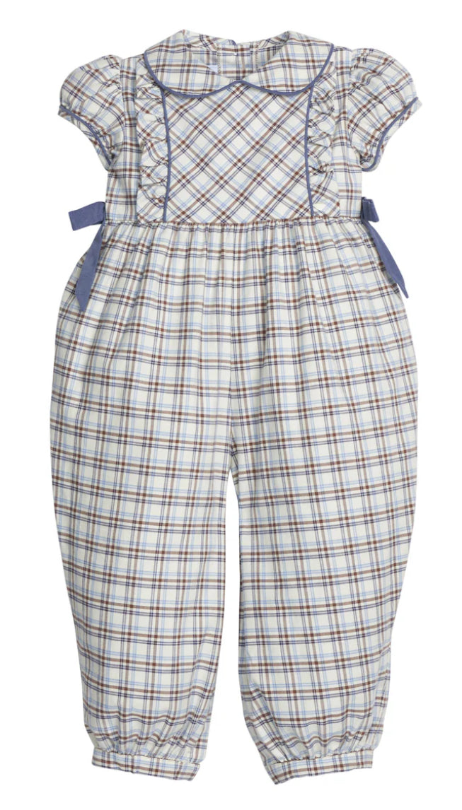 Hazel Romper - Clarkson Plaid