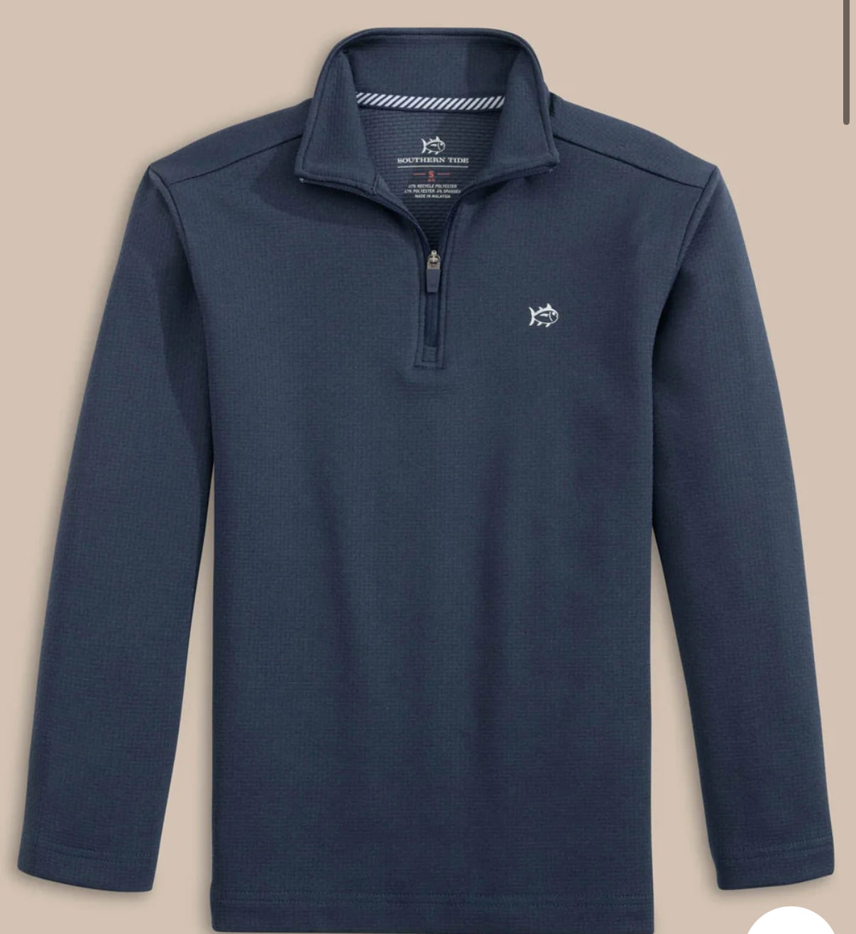 Schooner Quarter Zip -Navy