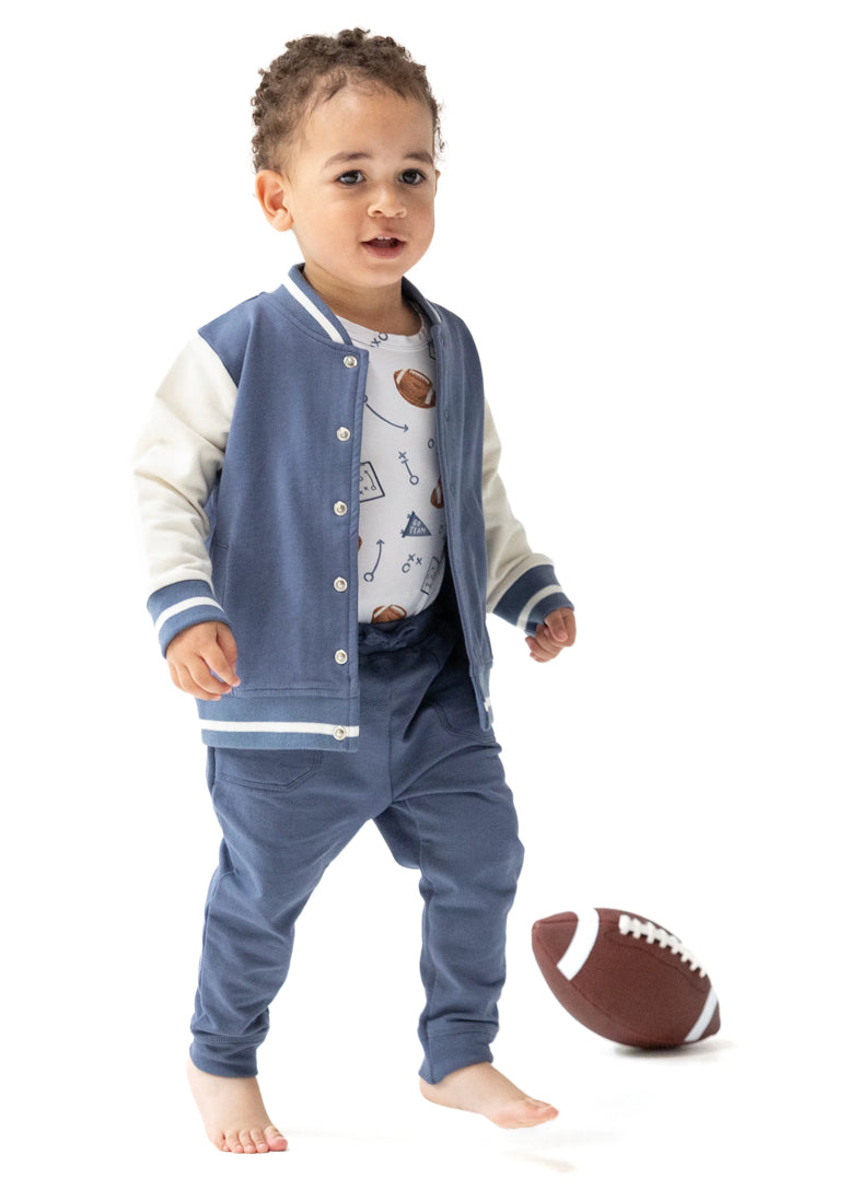 Varsity - Vintage Indigo
Letterman Jacket
