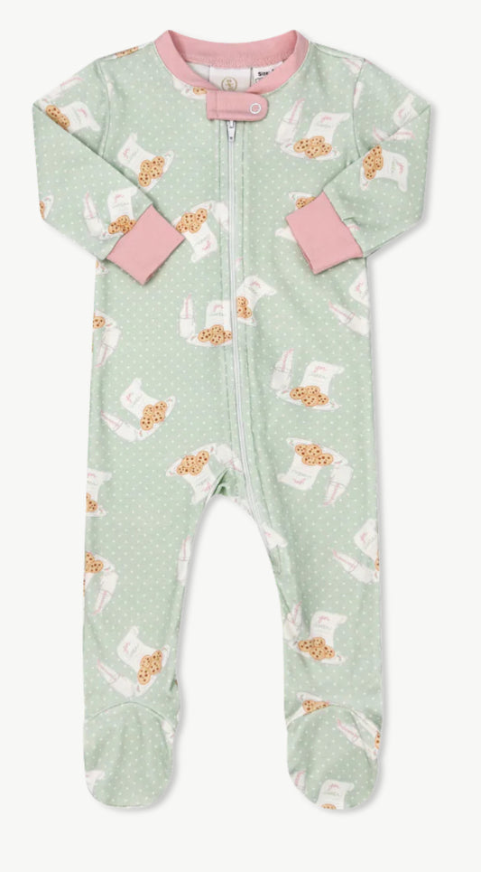 Once Upon A Time Footie - Baking Spirits Pink