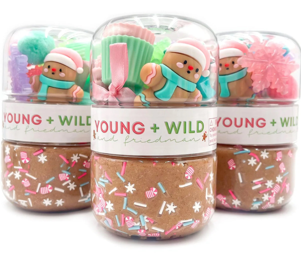 Pastel Gingerbread Grab & Go Dough Jar