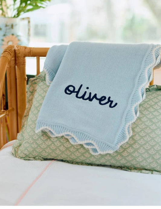 Baby Blanket - Light Blue