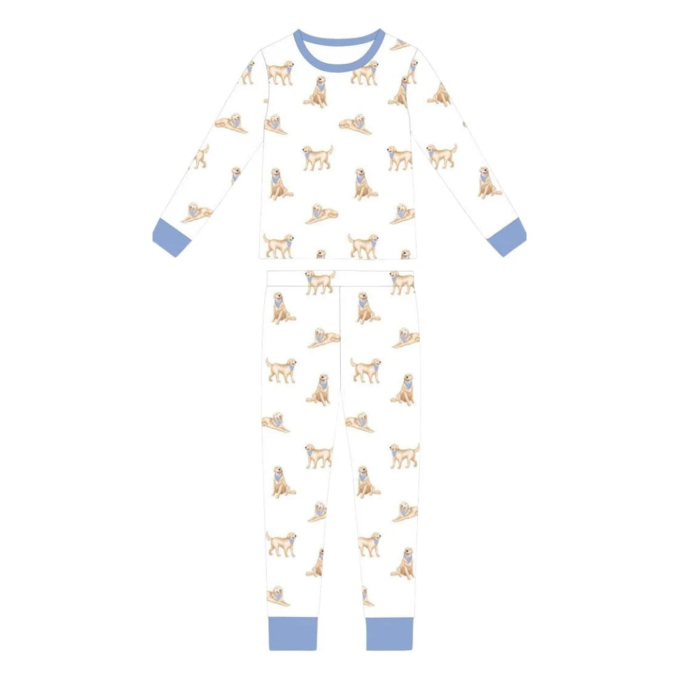 **PRE-ORDER** Blue Golden Dreams Two Piece Loungewear Set