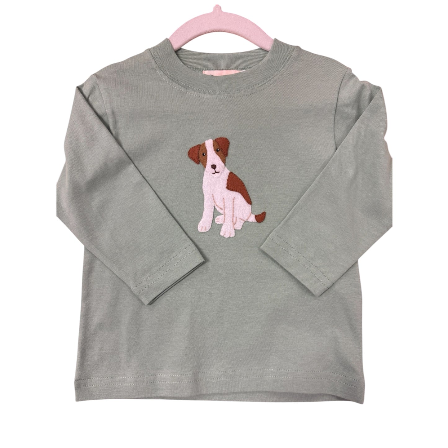 Sage Green Dog LS Shirt