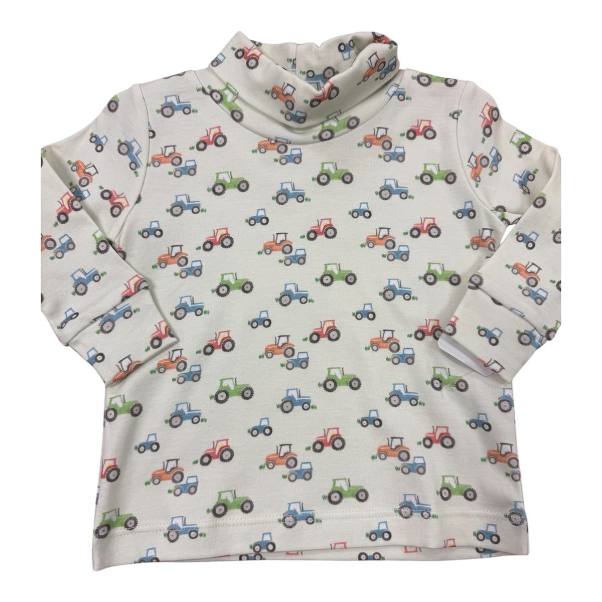 Green Tractor Pima Cotton Turtleneck