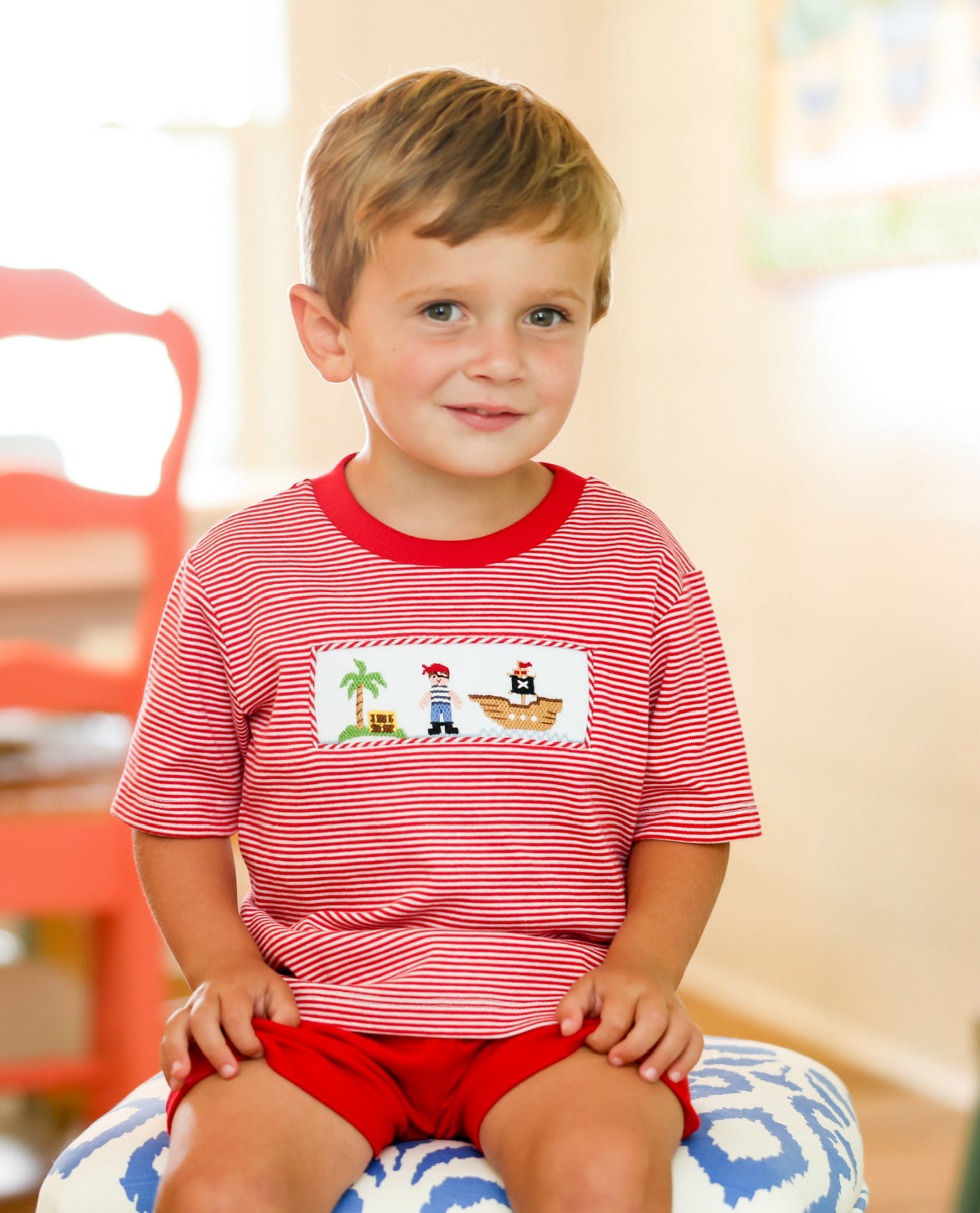 Pirate Smocked Shirt