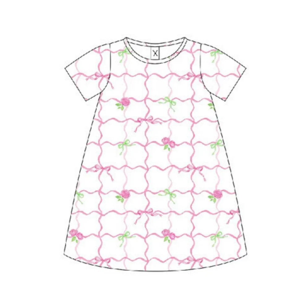 ** PRE-ORDER ** Peony Ribbons Play Dress