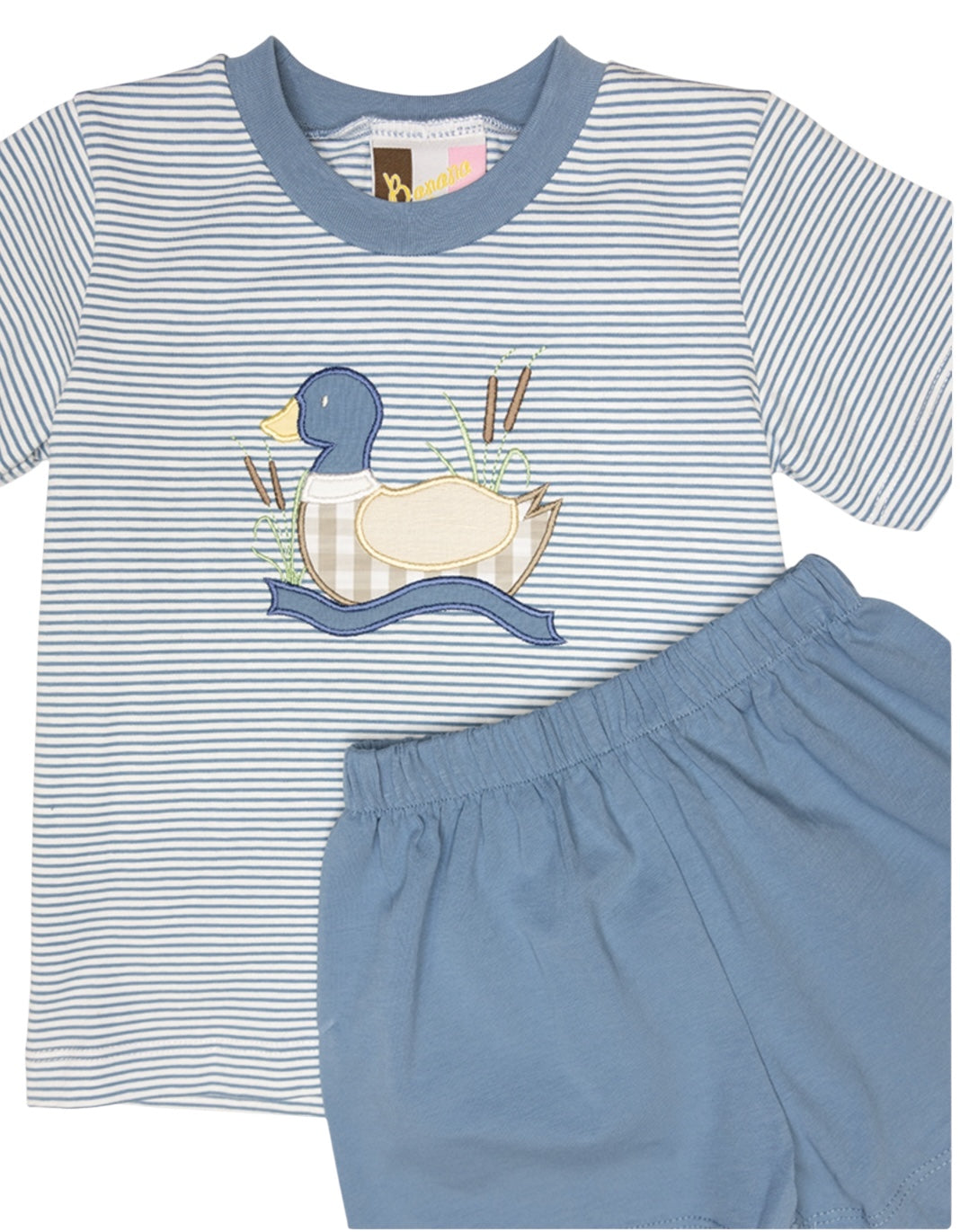 Duck Striped Short Set
