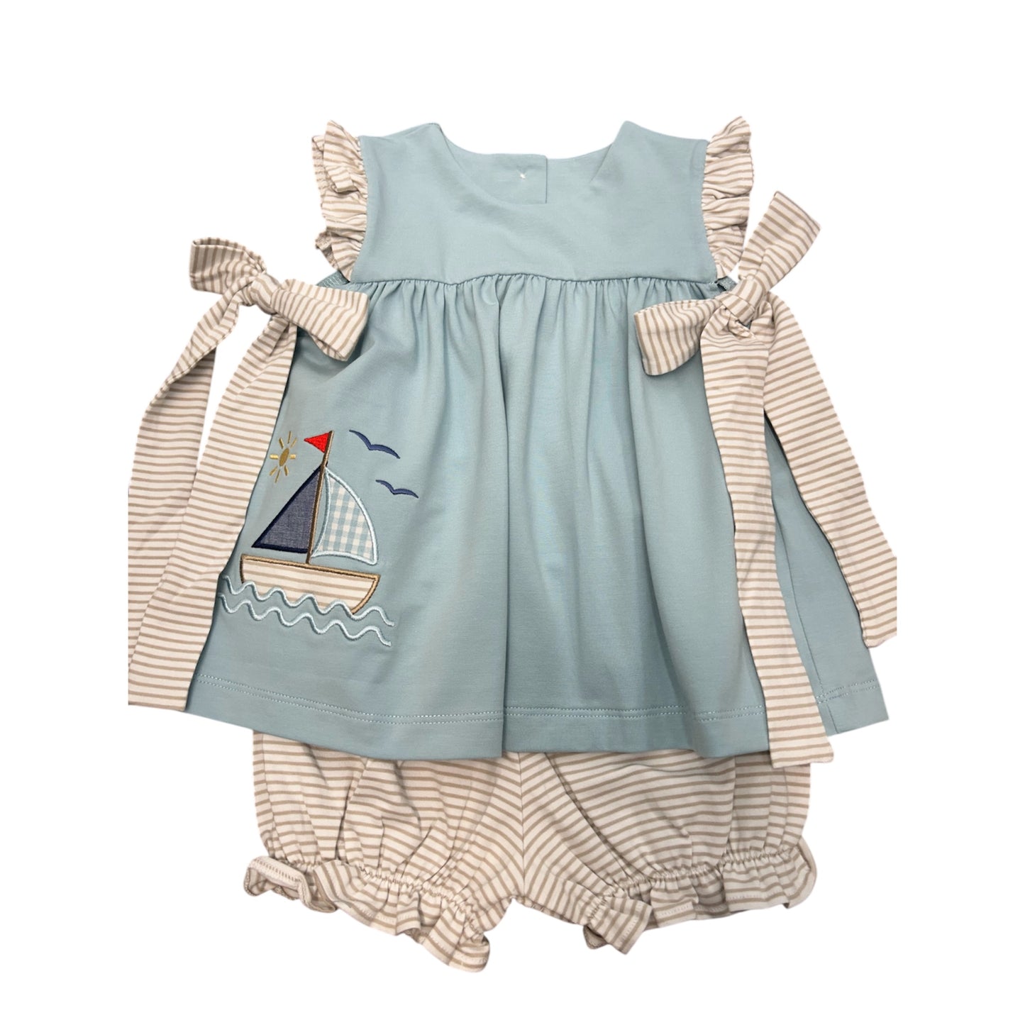 Just a Sailing Tie Bloomer Set