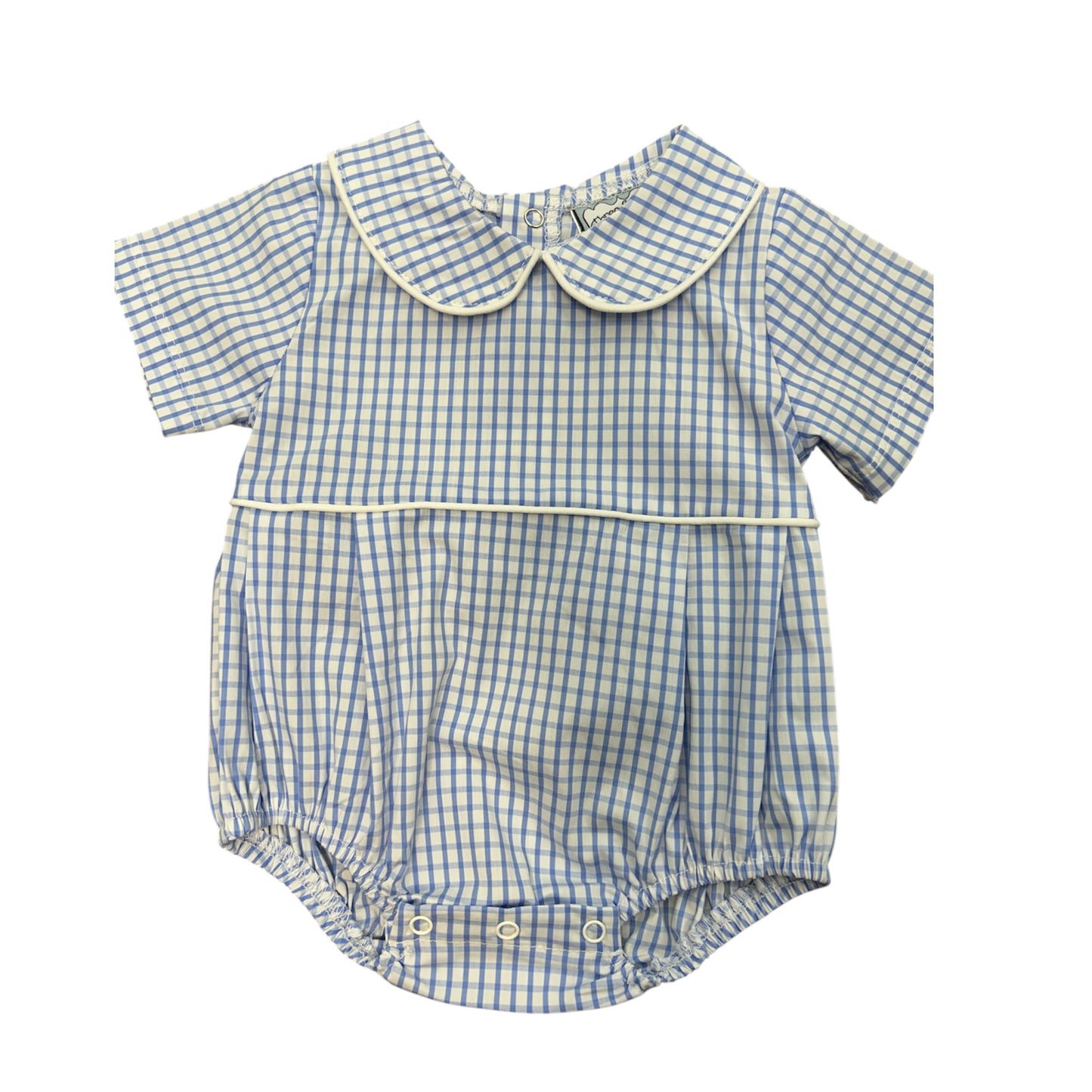 Blue Windowpane Boys Bubble