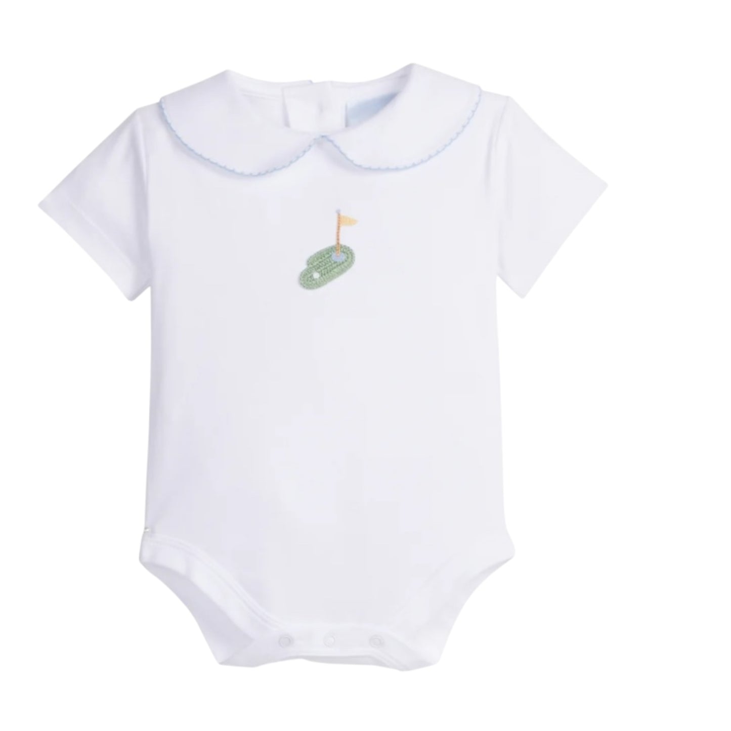 Crochet Peter Pan Onesie - Golf
