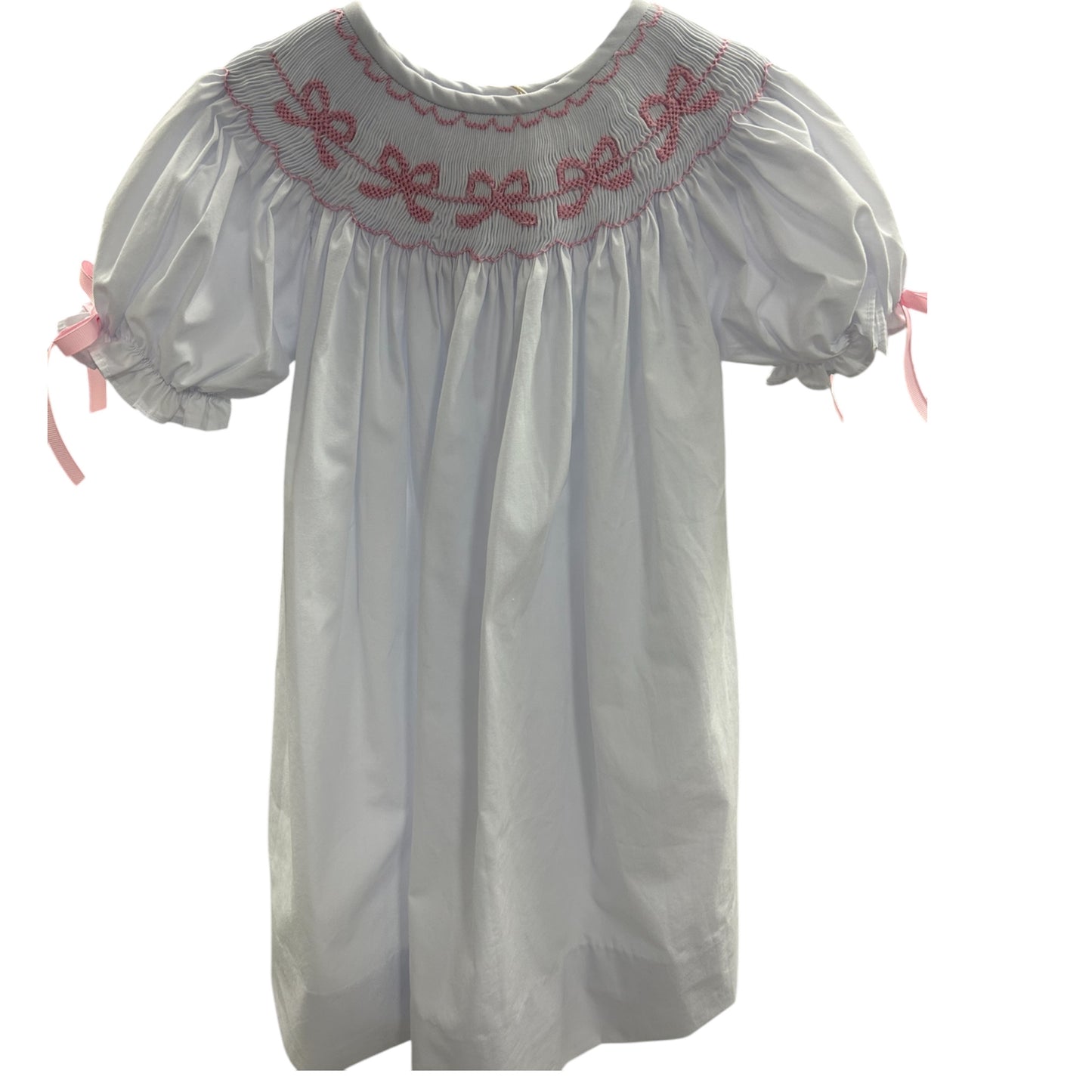 Bow Smocked Dress