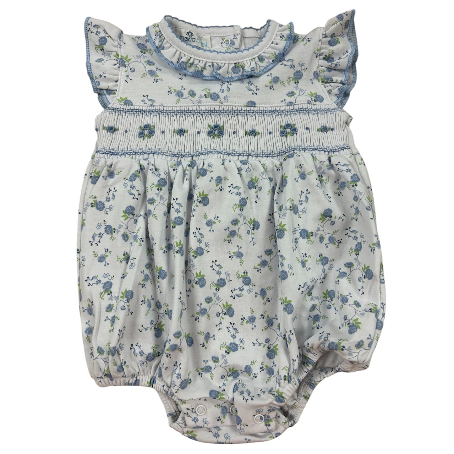 Skylar's Classic Smocked Flutter Bubble