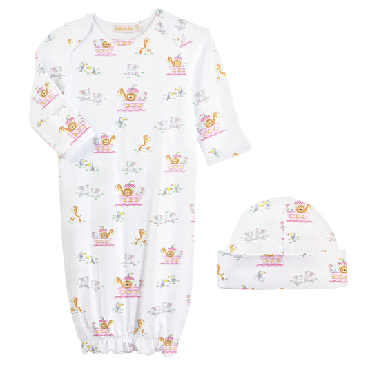 Noah's Ark - Gown and Hat Set (Pink)