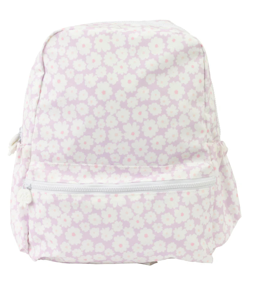 The Backpack - Lavender Daisies (Large)