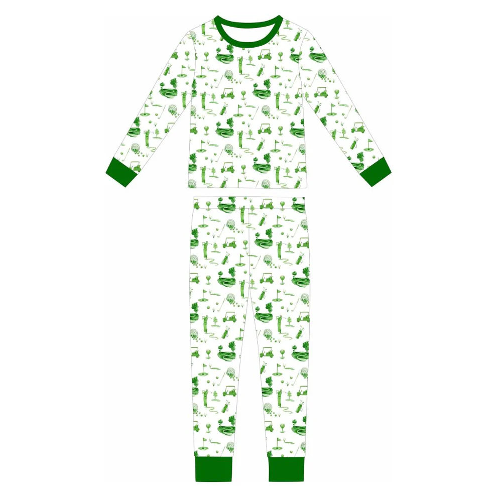 **PRE-ORDER** Tournament Toile Two Piece Loungewear Set (Copy)