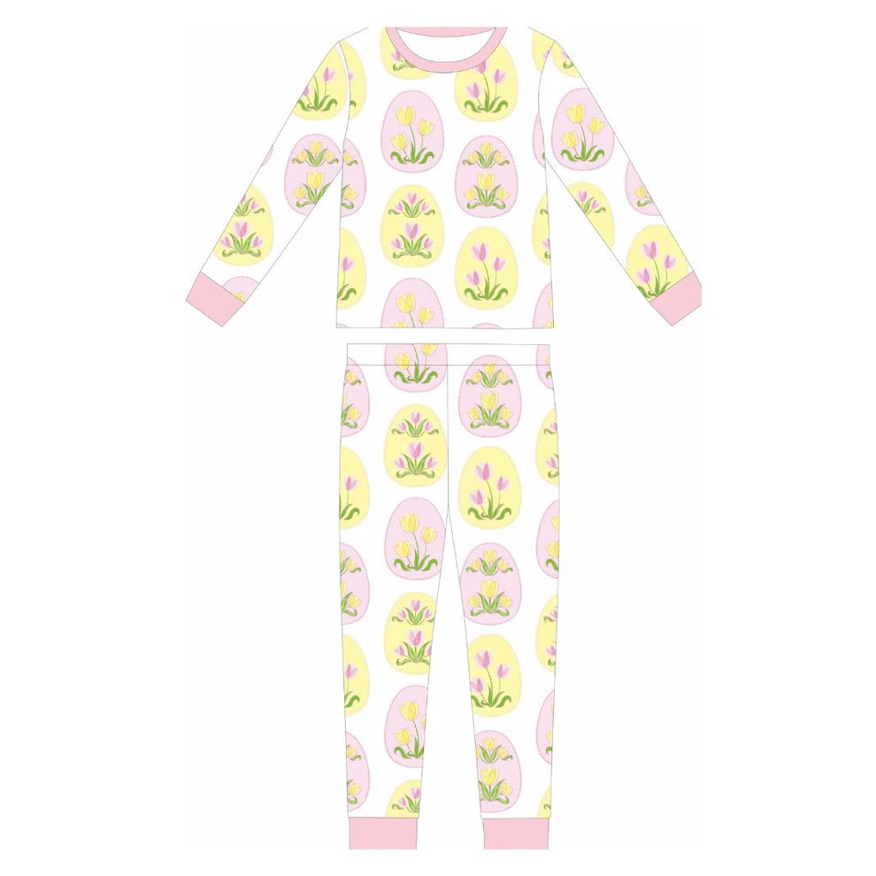 **PRE-ORDER** Tulip Easter Egg Two Piece Loungewear Set