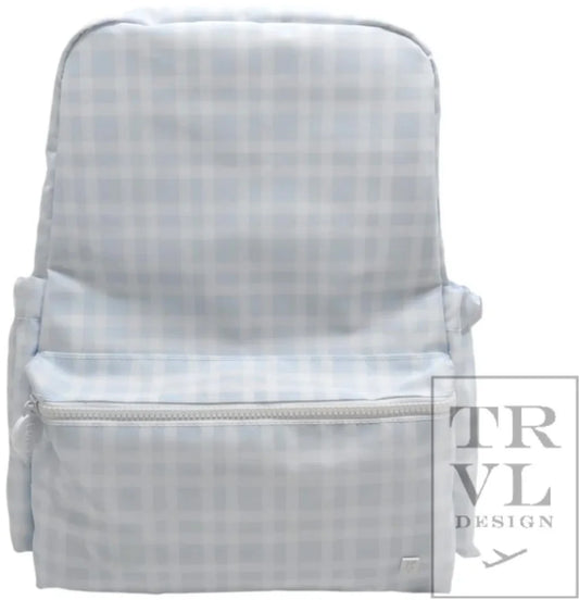 Pimlico Plaid Blue Backpack