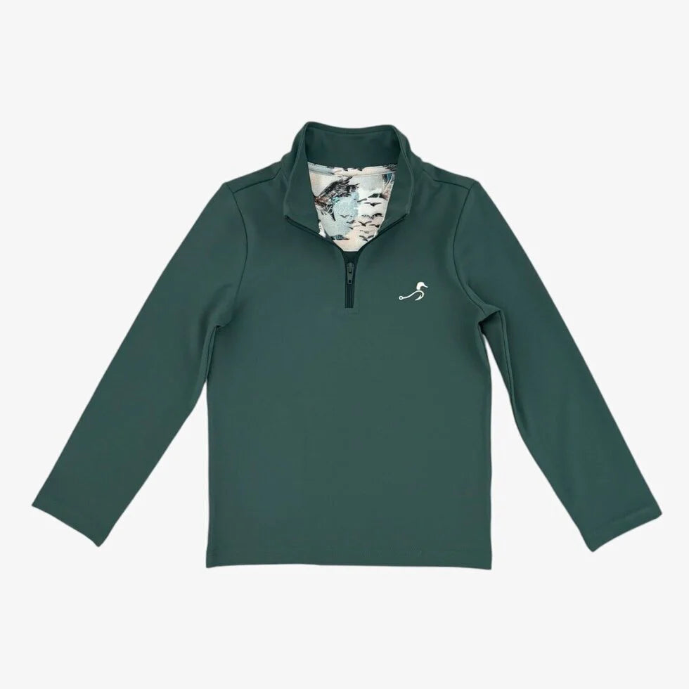 Beau Quarter Zip - Mallard Green