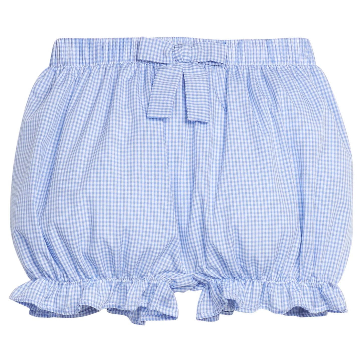 Blue checkered baby bloomers
