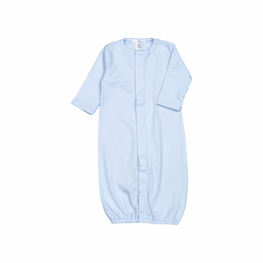 Blue Converter Gown Blue Picot Trim