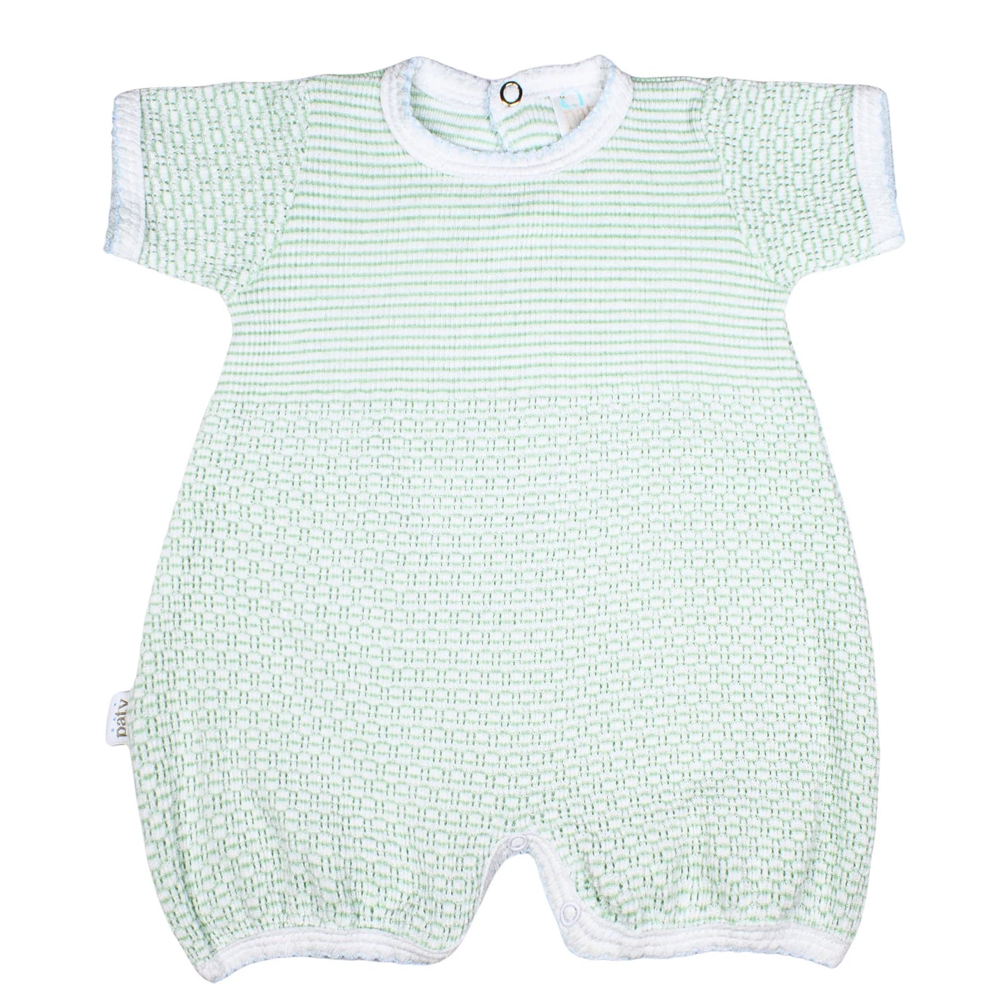 Solid Color Knit Bubble -Mint/Blue