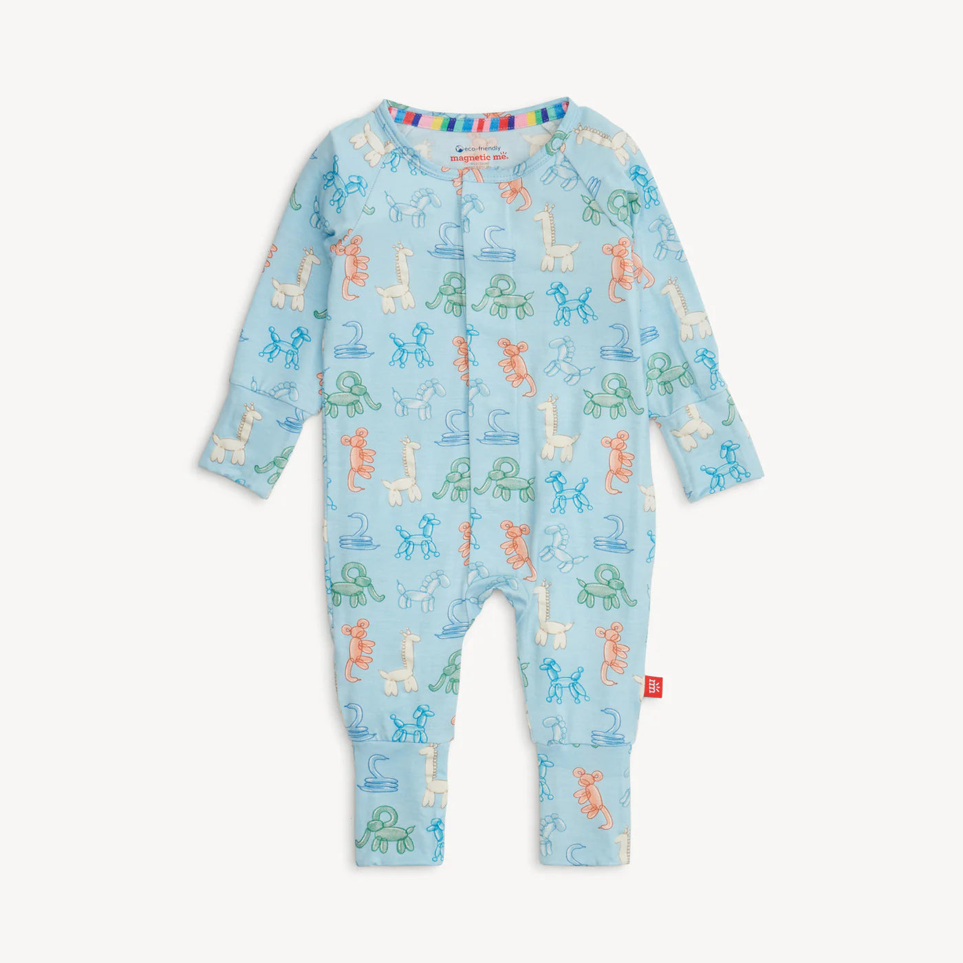 Blue Party Animals Glow in the Dark Modal Magnetic Convertible Coverall