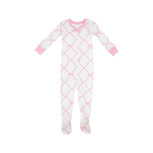 Noelle's Night Night -Belle Meade Bow with Pier Party Pink