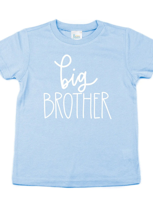 Big Brother, Script Style | Light Blue Tshirt