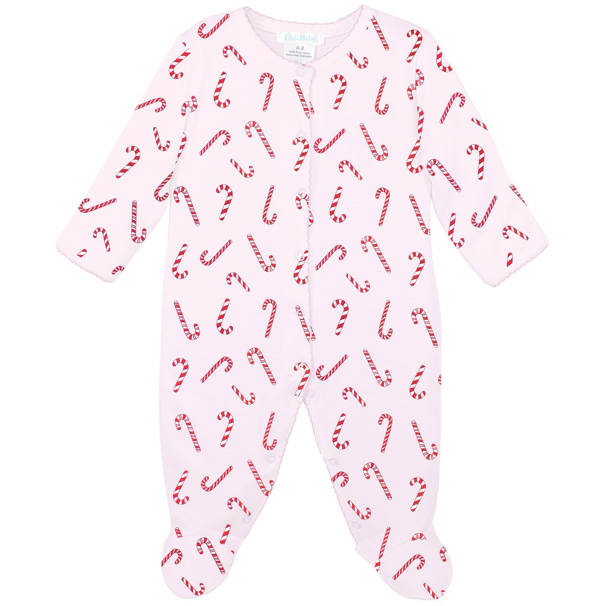 Candy Cane Footie