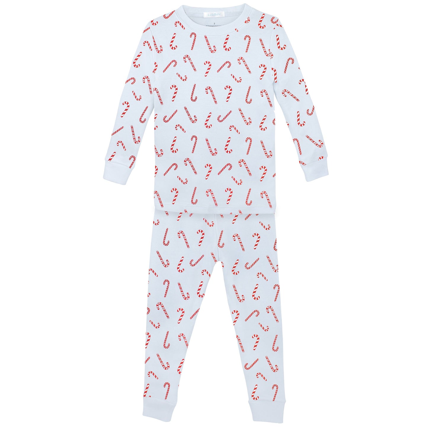 Candy Cane Pajama Set - Blue