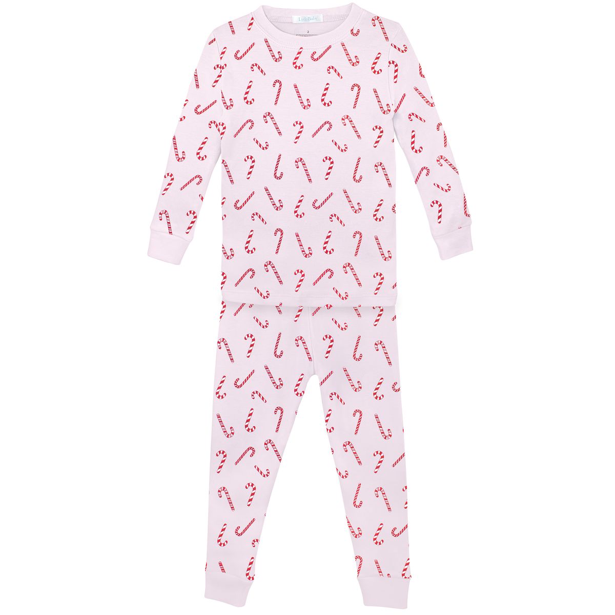 Candy Cane Pajama Set -Pink