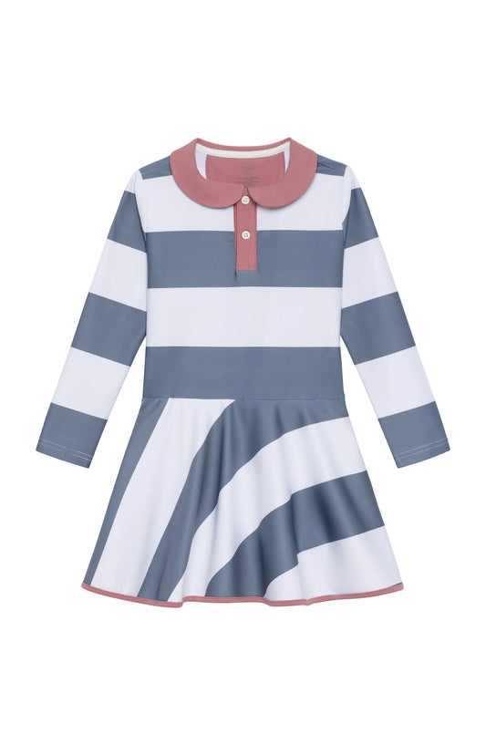 Slate/white Rugby Dress