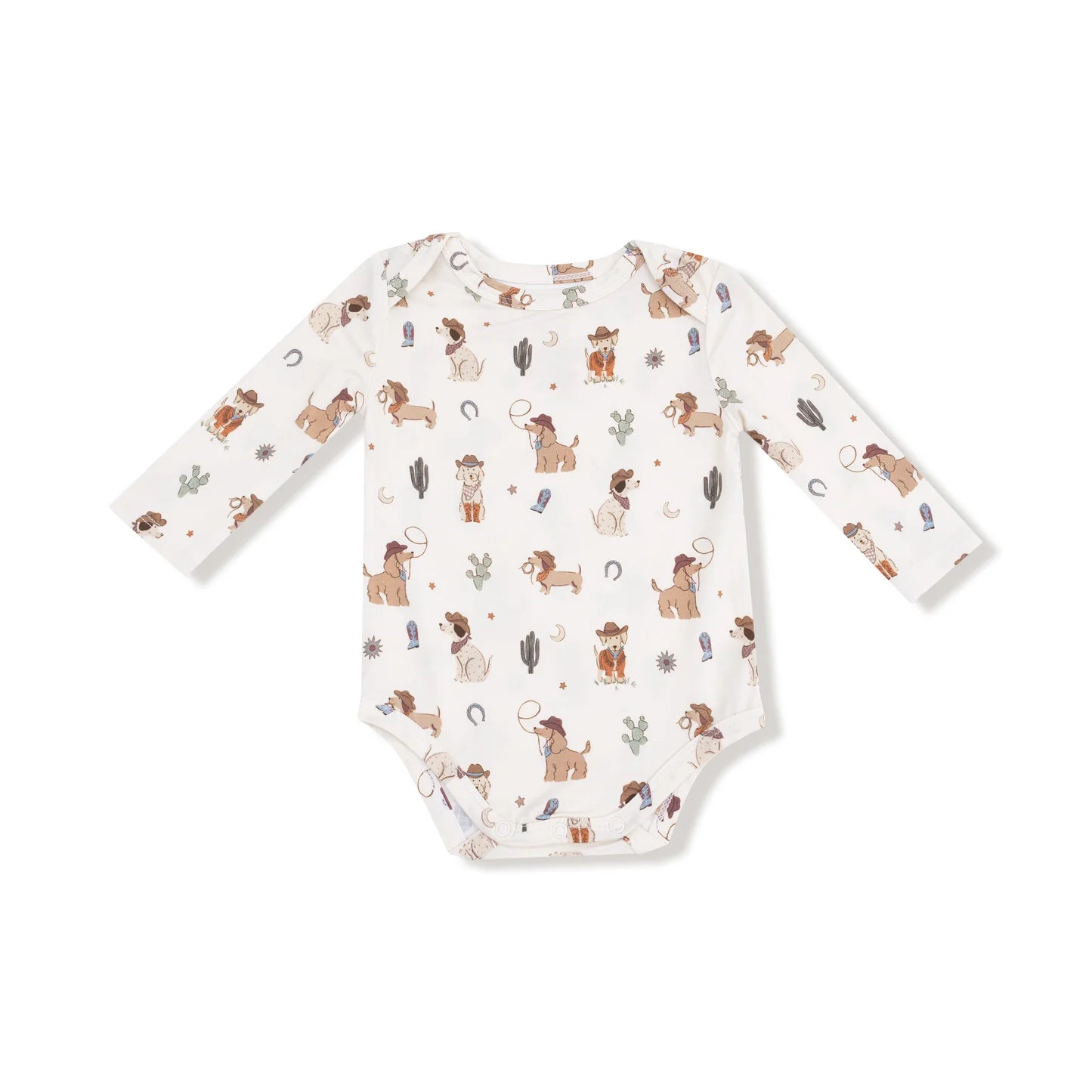 Cowboy Dogs Lap Shoulder Bodysuit