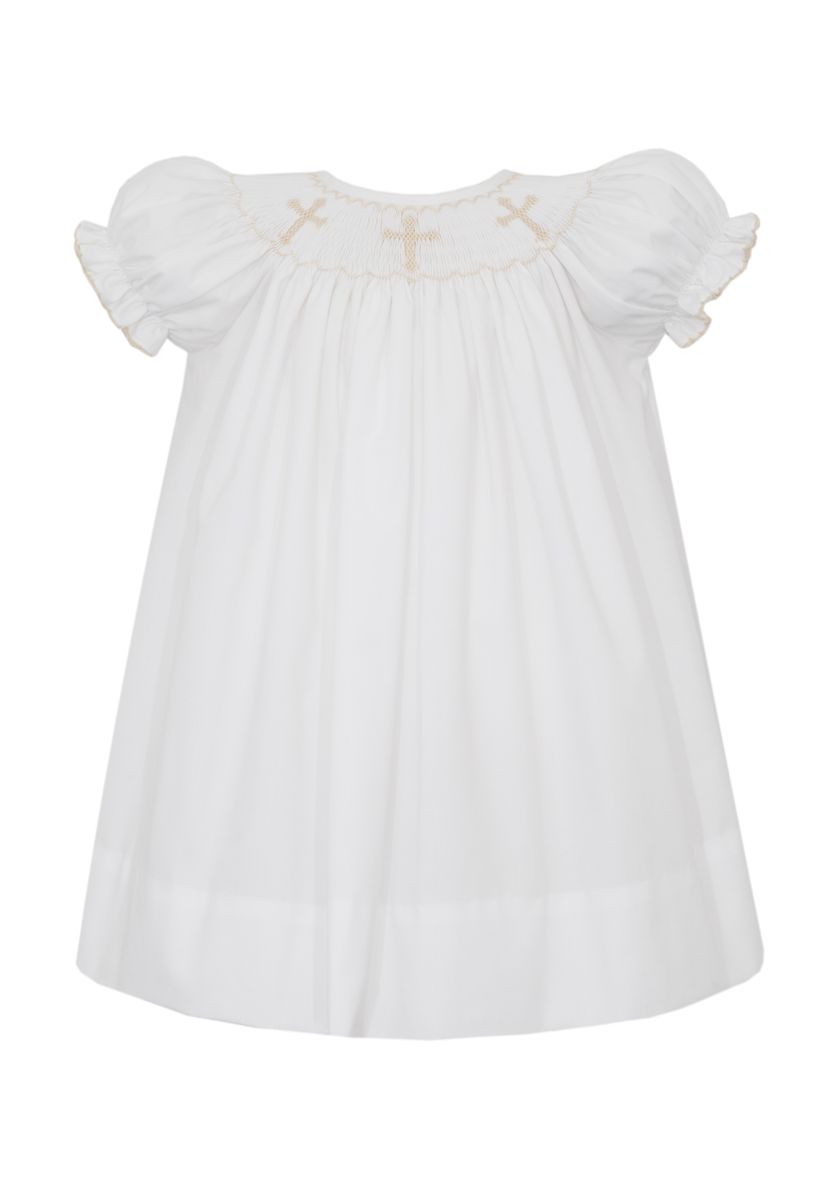 Girls Smocked Cross Dress