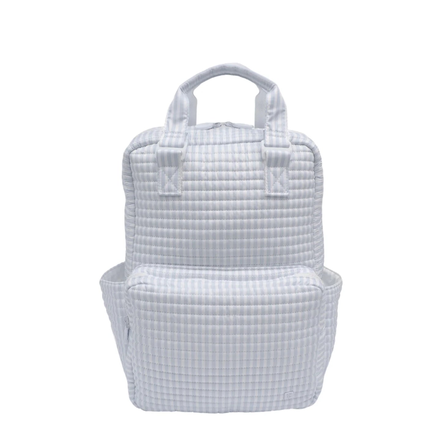 QUILTED ALL YOU NEED BAG - PIMLICO STRIPE BLUE