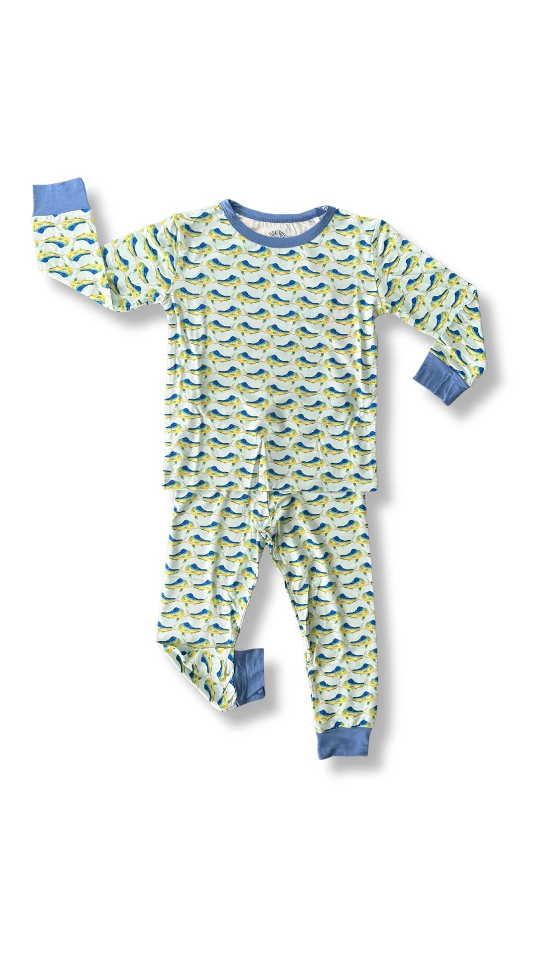 Dolphin Dance Blue Two Piece Pajama
