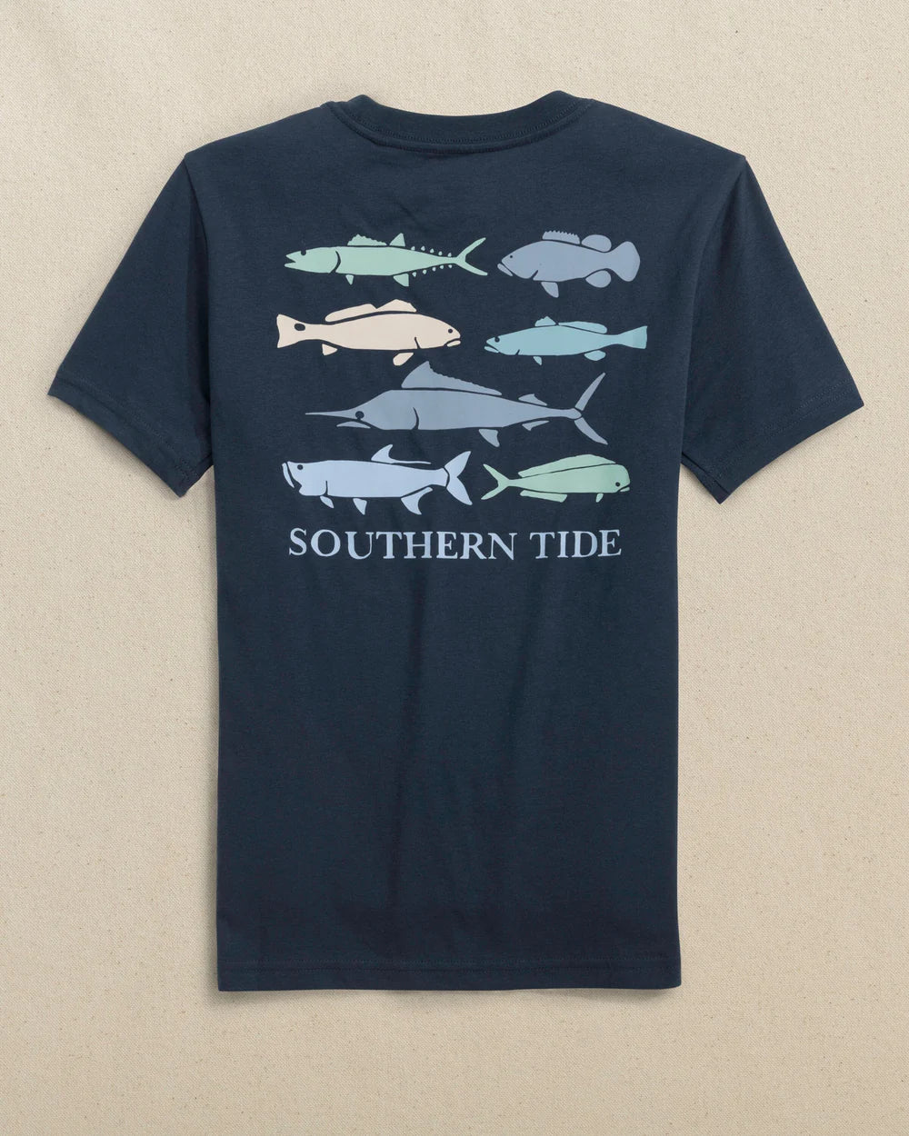 Fish Stamp Short Sleeve T-Shirt